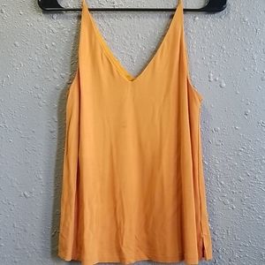 H&M Orange Flowy Top